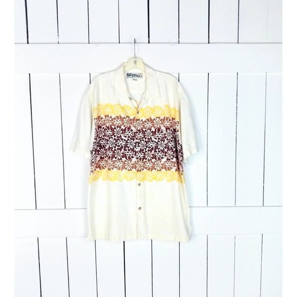 O'Neill Hawaiian button down short sleeve shirt - Picture 1 of 4
